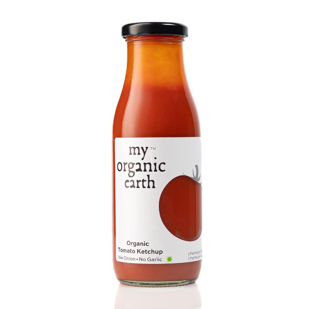 MY ORG EARTH TOMOTO KETCHUP-NO ONION &GARLIC  300G