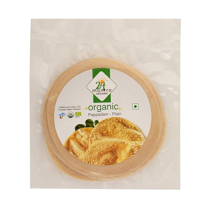 24Mantra Papad Plain 100gm