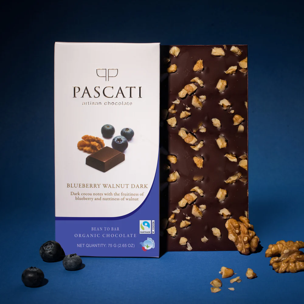 PASCATI BLUEBERRY WALNUT CHOCOLATE 75GM