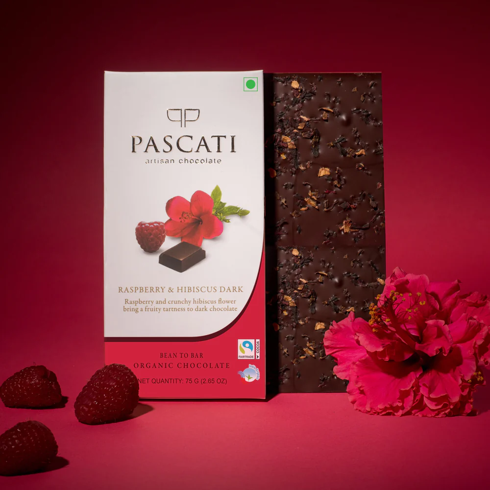 PASCATI RASPBERRY HIBISCUS CHOCOLATE 75GM