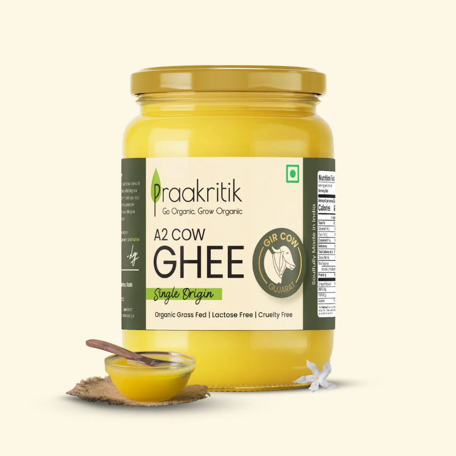 PRAAKRITIK COWS A2 GHEE 1LTR